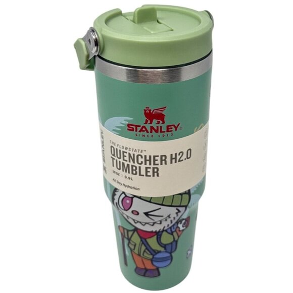 Stanley X Sanrio Flowstate Quencher H2.0 Tumbler 30 oz Matte Green - Picture 4 of 4